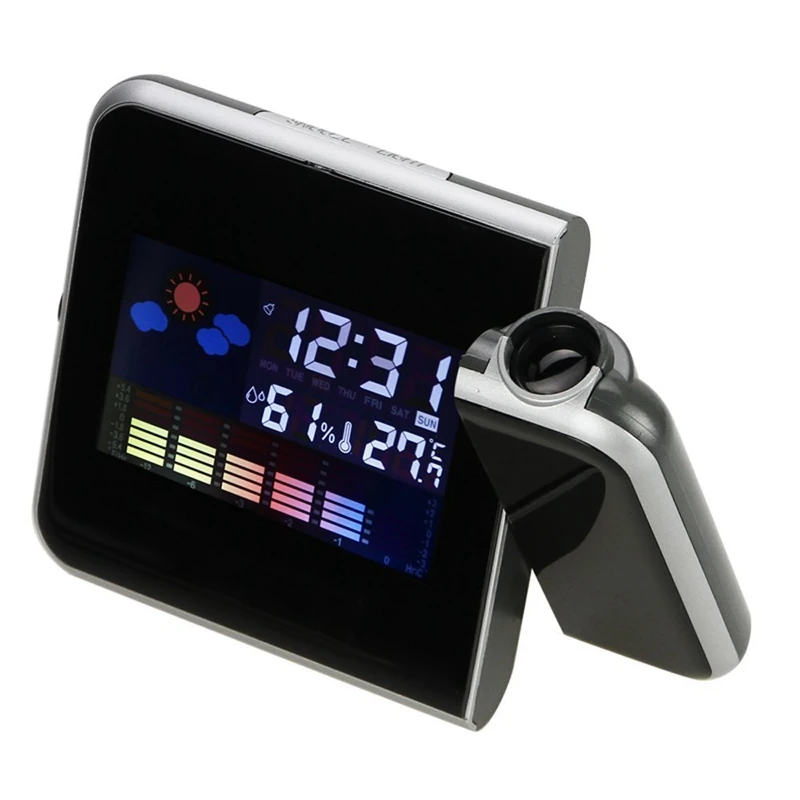 

Digital Weather Projection Multi-function Alarm Clock