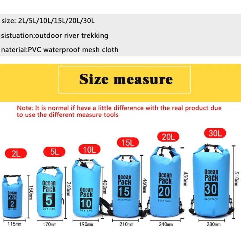10/30L водонепроницаемая сумка+ чехол для телефона+ поясная сумка Ультралегкая уличная сухая сумка для плавания кемпинга дайвинга дрейфующих речных треккинговых сумок