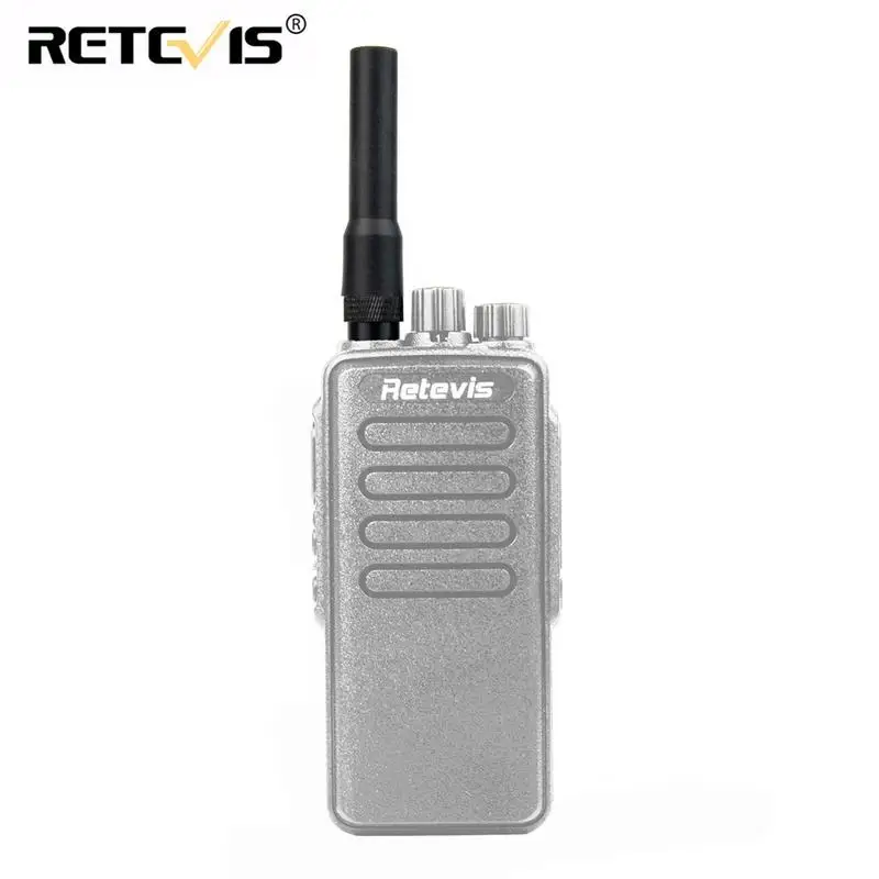 Retevis RT20 Interphone Short Antenna Dual Band VHF/UHF High Gain SMA-M 144MHz/430MHz Antenna for YAESU BF- UV3R TONGFA
