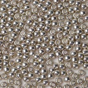 

Taidian 11/0 Round Toho Beads Galvanized Aluminium Toho Perles De Rocailles For Broderie De Perles 10 Grams/lot About 1000Pieces