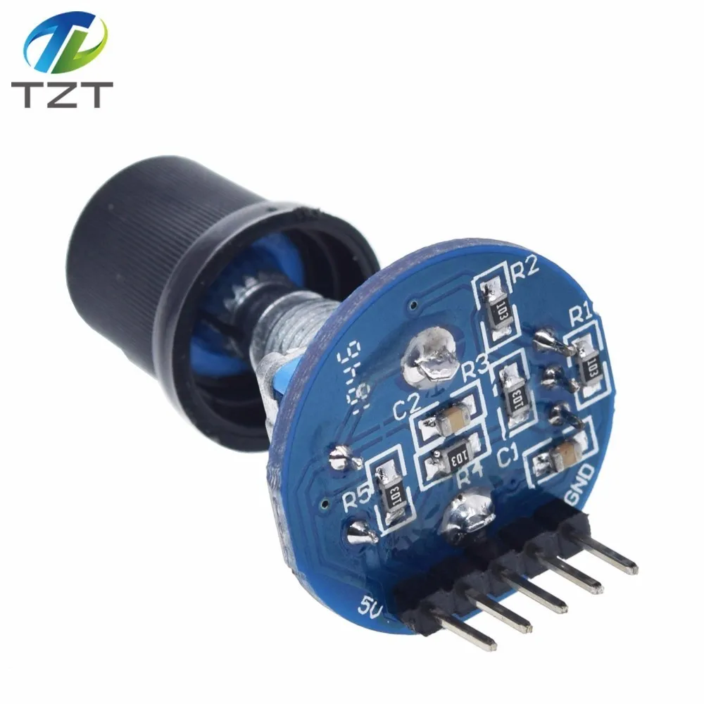 Rotary Encoder Module for Arduino Brick Sensor Development Audio Potentiomet Hc