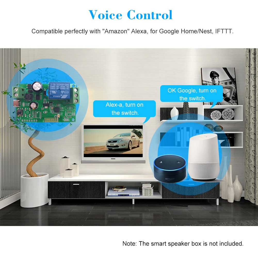 EWeLink DC5V 12V 24V 32V Wifi переключатель беспроводной релейный модуль модули для