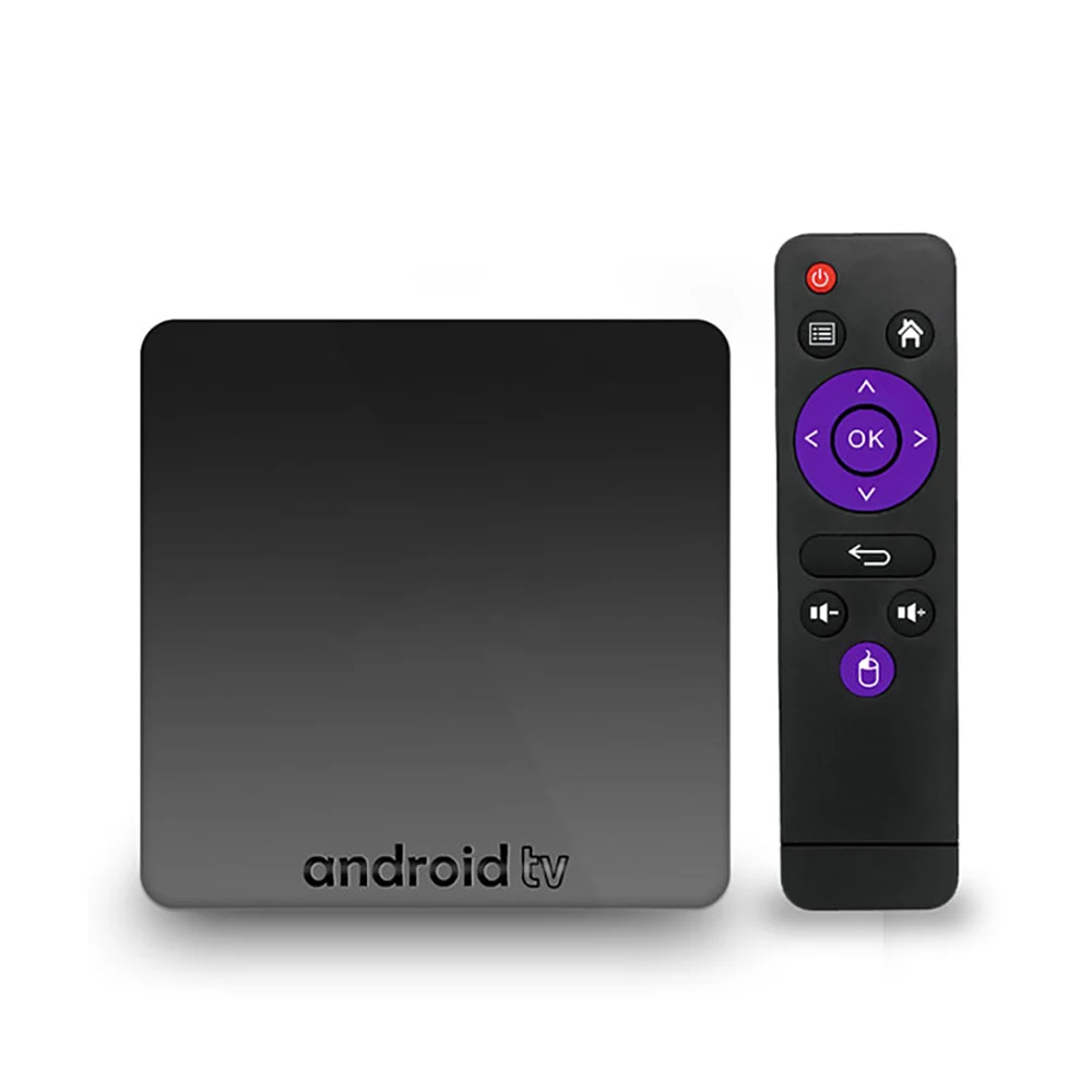 AX7 Android Smart TV BOX 2 Гб 16 Amlogic S905W Quad AndroidTV 7 1 4K 4G WIFI HD медиаплеер Поддержка голосового