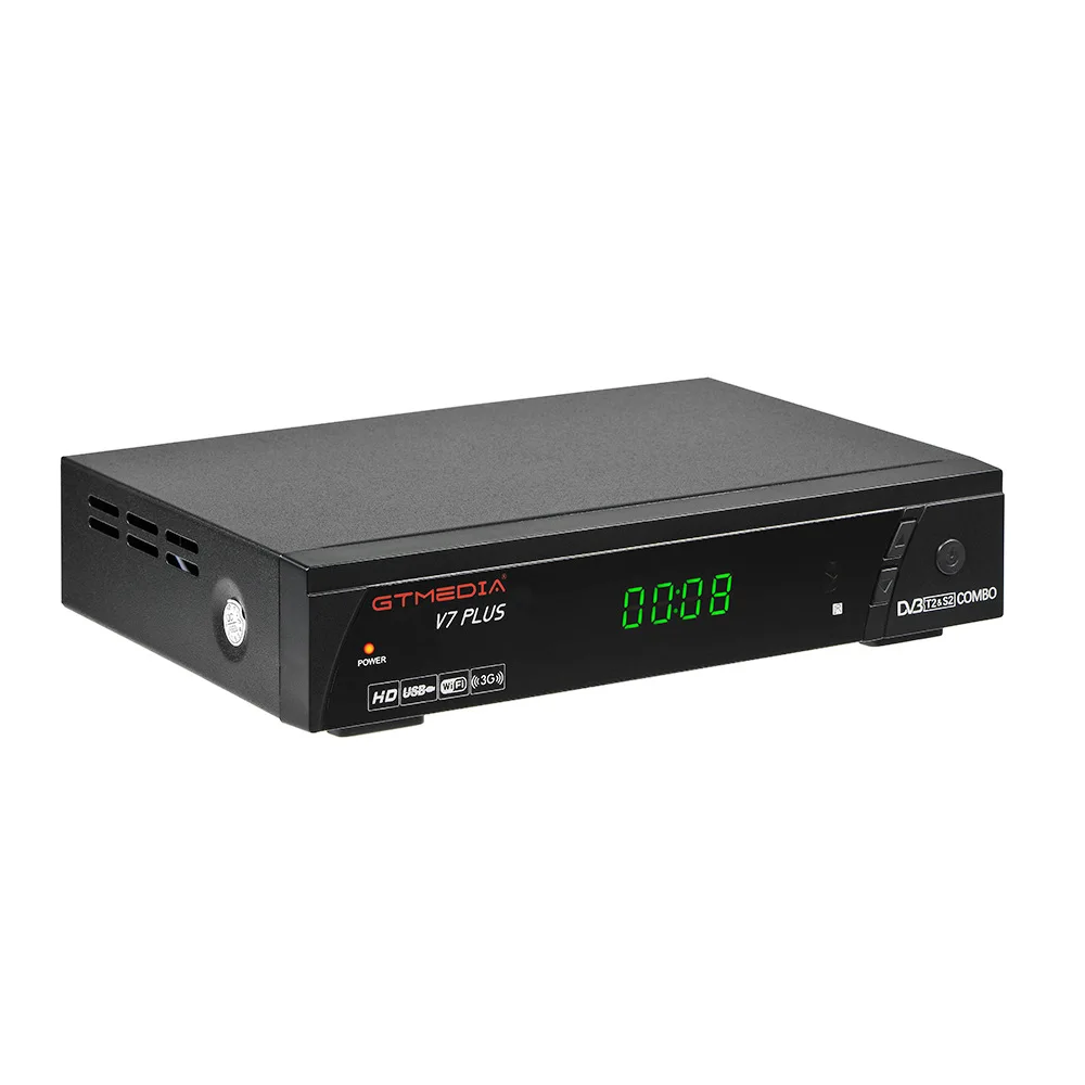 GTMEDIA поддержка H.265 ТВ комбо приемник спутниковый встроенный Wifi DVB T2 S2 приставка USB
