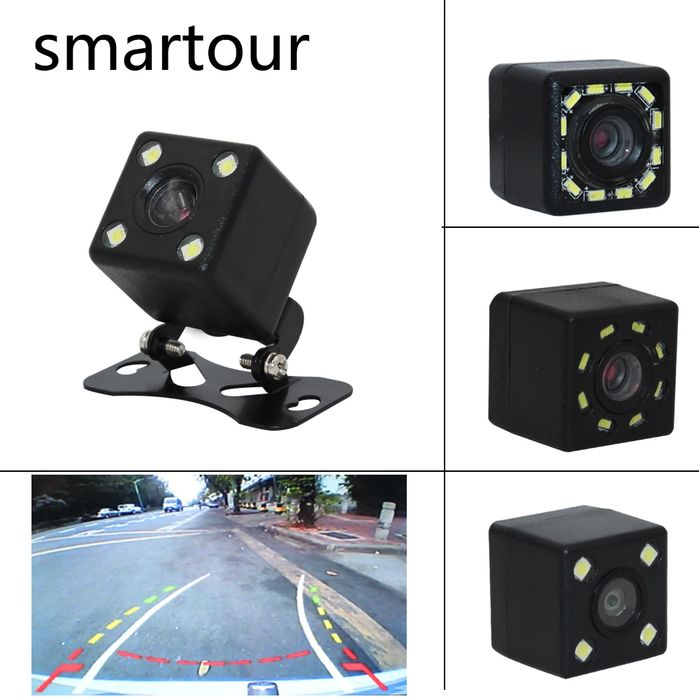 

Smartour Universal Car Camera 170 Angle Intelligent Tracks Vehicle Rear View Camera CCD Fish Eyes Night Vision