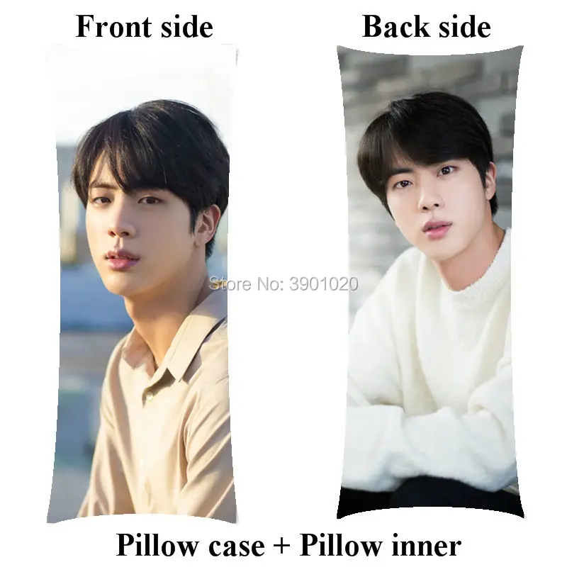 

New boyfriend Bangtan Boys Jin body Pillow include inner Korea group long pillow printing both sides