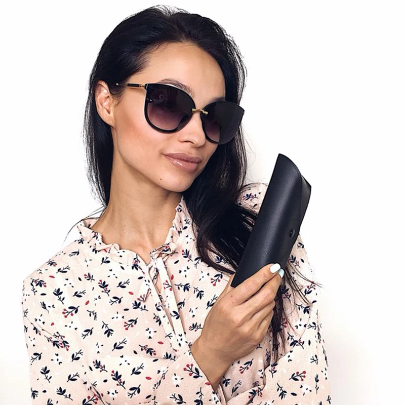 KAYSWELL Cat Eye Sunglasses Women Black Frame Gradient Sun Glasses Driving UV400 Eyewear L80-011 KAYSWELL Cat Eye Sunglasses Women Black Frame Gradient Sun Glasses Driving UV400 Eyewear L80-011
