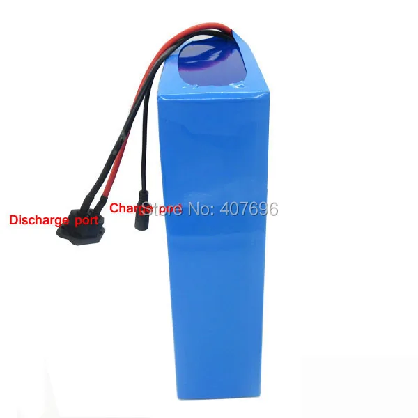 Top Free customs duty 44.4V 12S 2000W lithium ion battery 44V 25AH electric bike battery with INR 35E Cell 50A BMS 50.4V 2A Charger 5