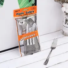 Одноразовая Пластиковая Вилка мороженое вилка десерт Западная Свадебная вечеринка столовые приборы кухонные принадлежности инструмент