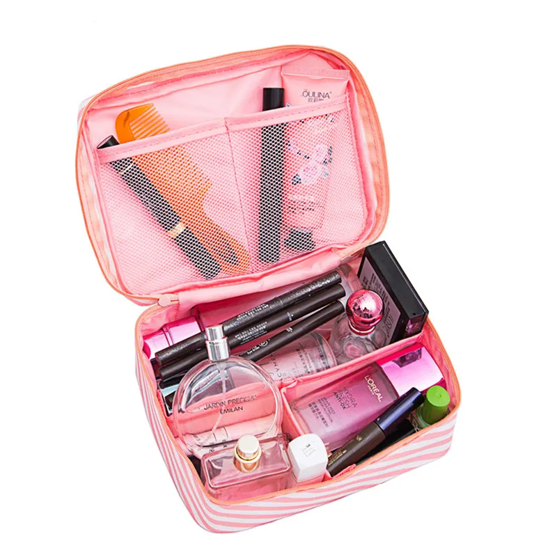 

Hot New Ladies Multi-function Cosmetic Bag Travel Toiletries Storage Bag Waterproof Female Cosmetics Storage Cosmetic Case