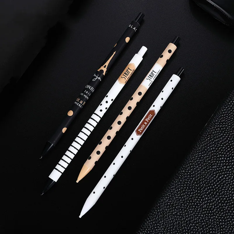 

4pcs/lot Kawaii Dots Plastic Mechanical Pencils Cute Colored Lead Pencils Kids Writing Pen Gift School Stationary Supplies 05843