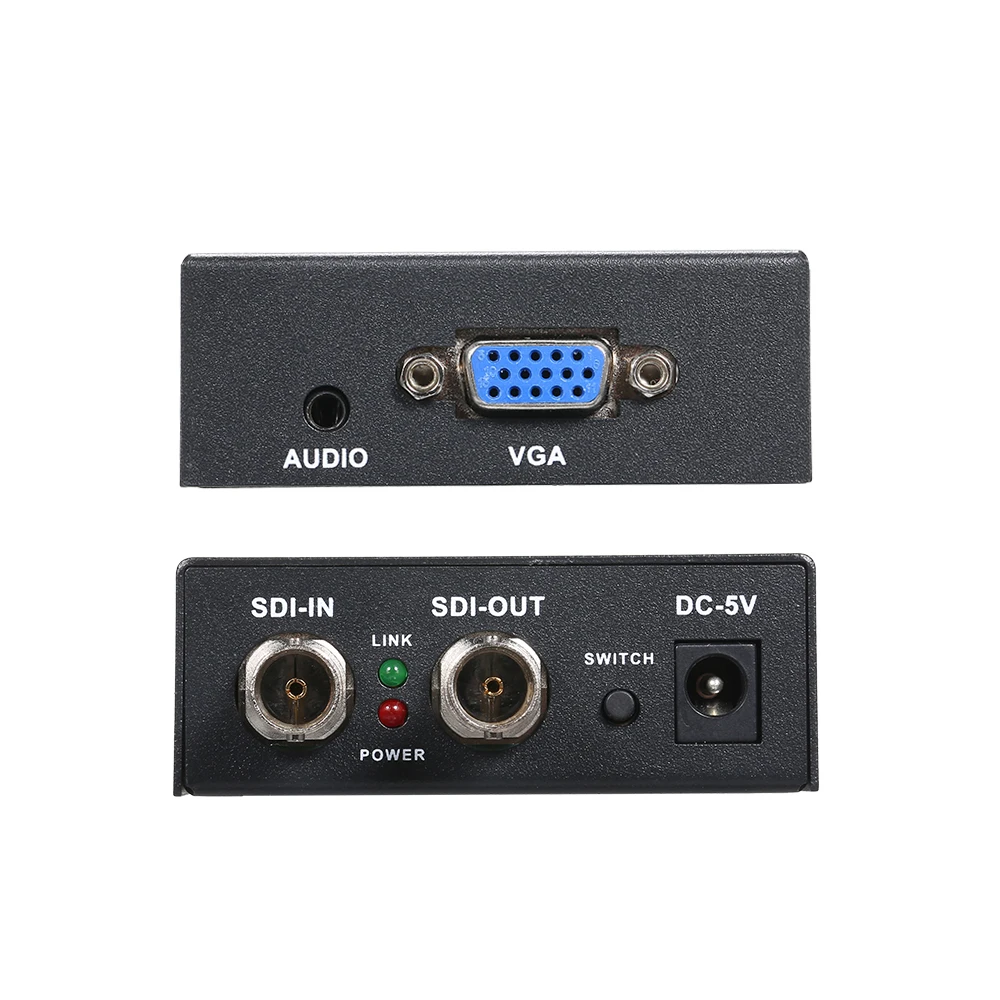 Преобразователь звука 2 970 Гбит/с SDI в VGA с сигналом 3G 1080P преобразователь скалера