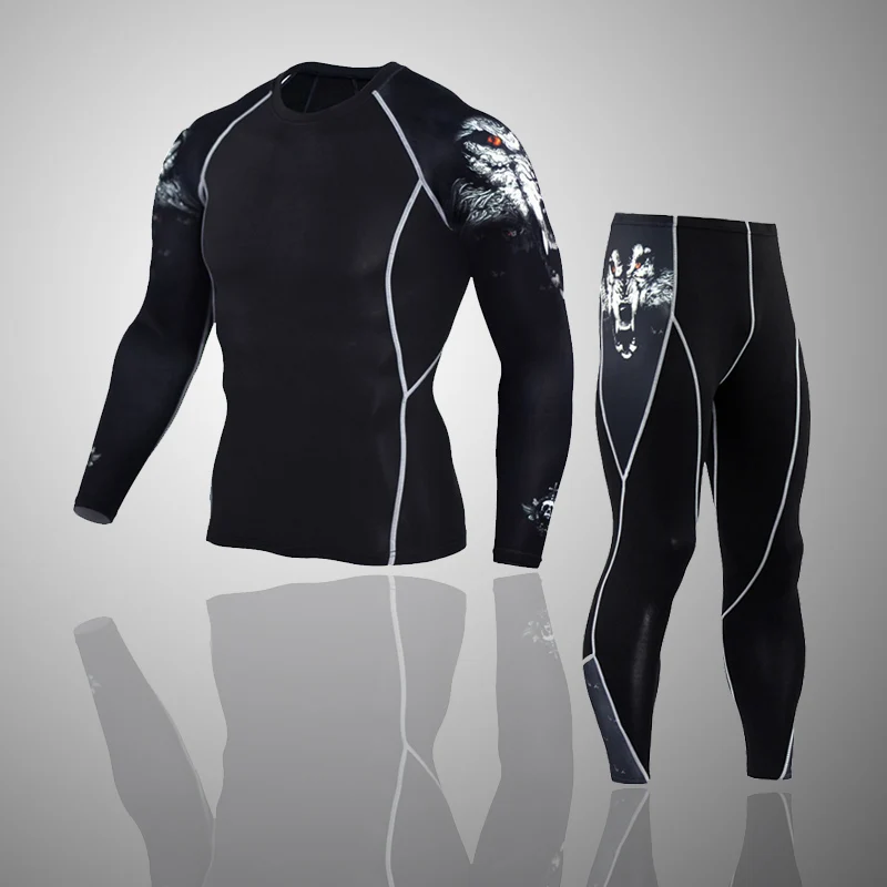 Мужская футболка для фитнеса с длинным рукавом Rashguard мужские облегающие