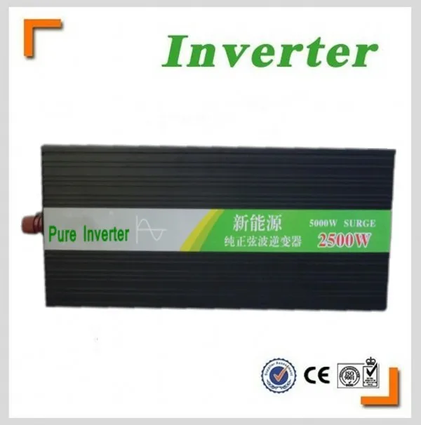 2500 Вт 5000 пиковый DC 12 V дo AC 220/230/240 Off Сетка Чистая синусоида солнечный инвертор