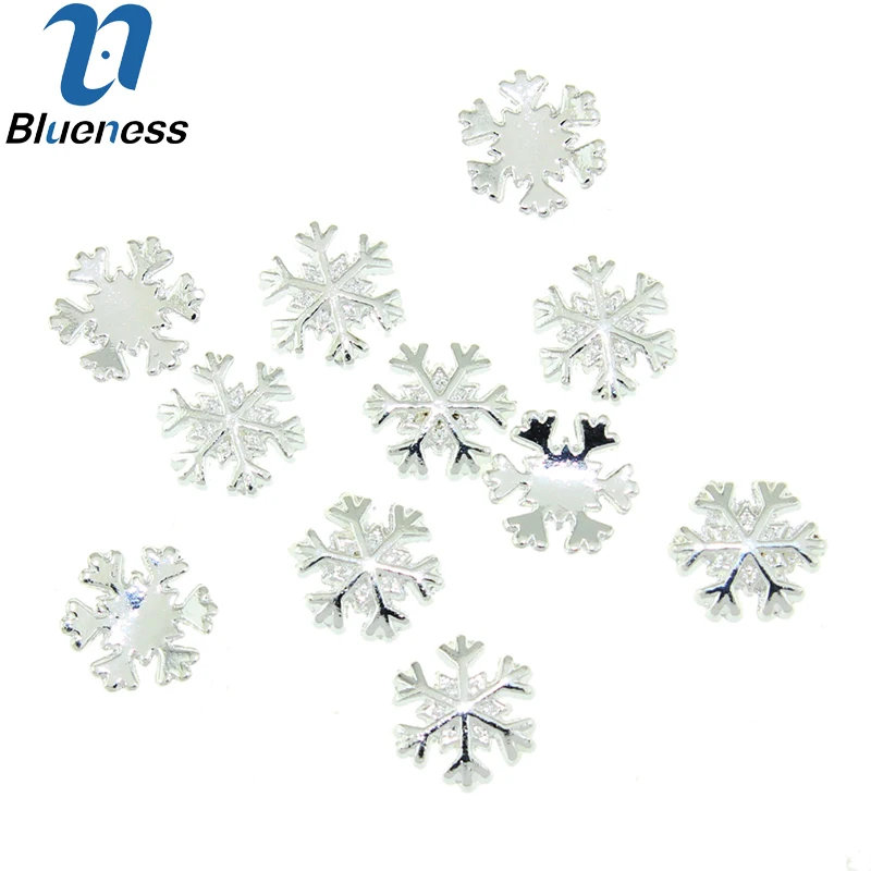 

10pcs/lot Silver Alloy Material Nail Art Supplies 3D Snowflake Design For Charms Nail Fashion DIY Decoration TN1622
