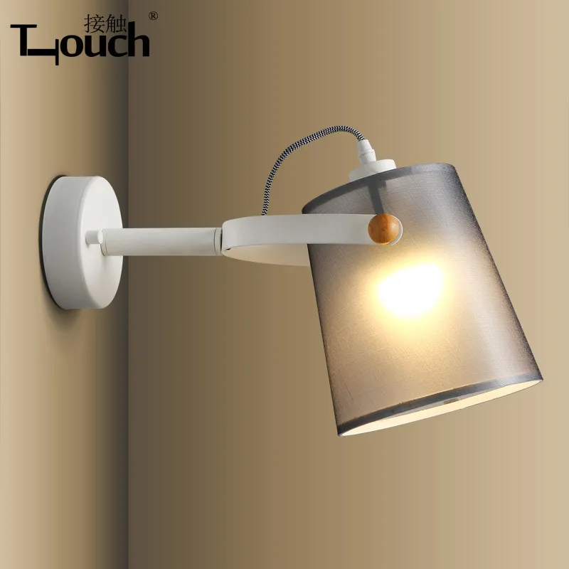 

Modern Led Wrought Iron Wall Lamp Bedroom Lamp