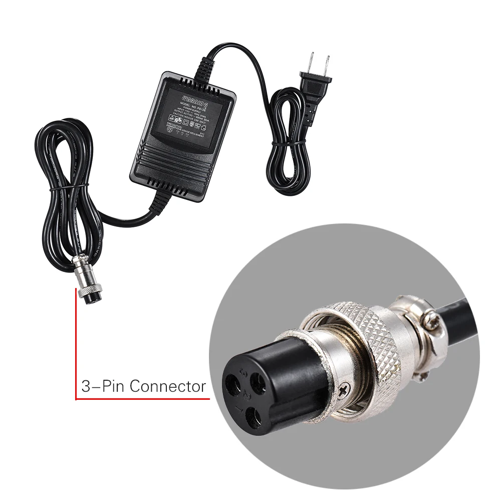 US $14.45 Mixing Console Power Supply 17V 420mA Sound Mixer AC Adapter 3Pin Connector 220V Input for MG16MG166CXMG166CF4F76FX