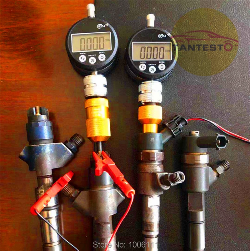 

common rail injector nozzle armature lift travel tester gauge tool for BOSCH 110 120