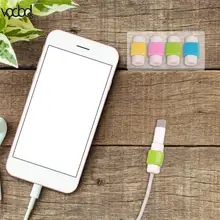 1 шт. USB кабель протектор для наушников защита шнура провода крышка 8Pin случайный цвет данных зарядное устройство линия защитный рукав