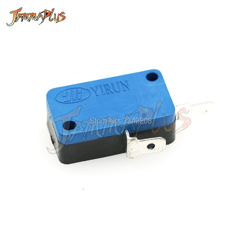 

20PCS Blue micro switch 2 terminals microswitch arcade push button 2pin switch for jamm MAME arcade game machine DIY