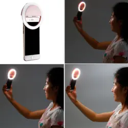 Светодиодная лампа для селфи 2018 кольцо вспышка для мобильного телефона samsung портативный селфи кольцо вспышка светодио дный лампа