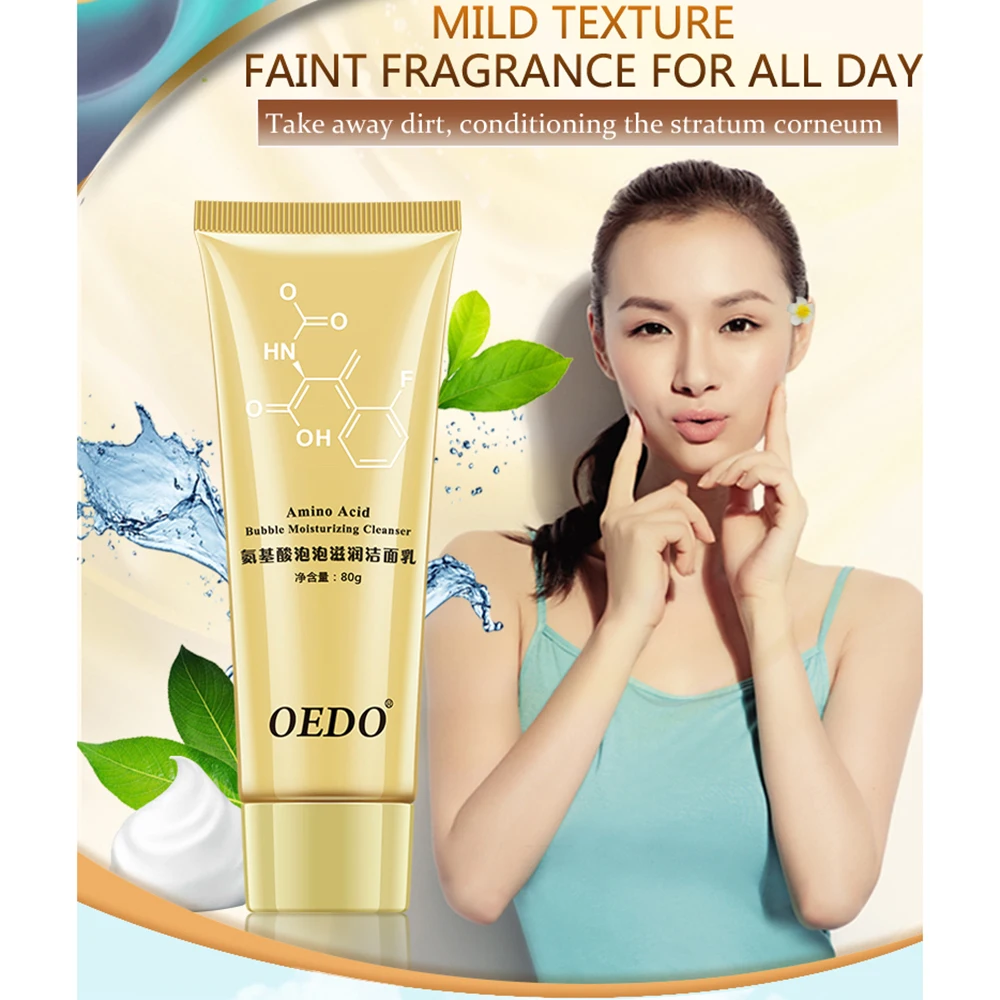 OEDO Amino Acid Bubble Moisturizing Cleanser Oil control Whitening Face ...