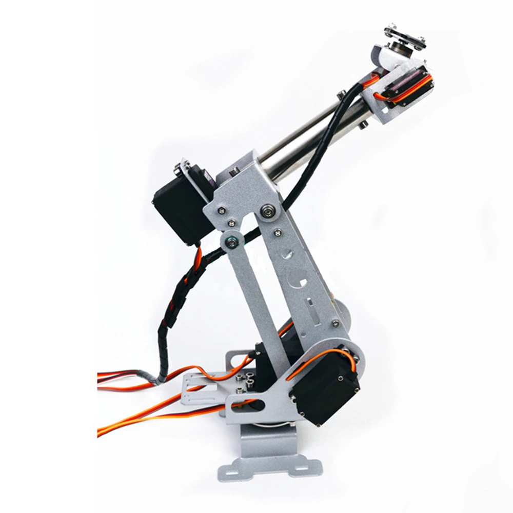 

Domibot DIY 6DOF RC Robot Arm Stainless Steel Robot Arm For Arduino