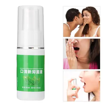 

30g Breath Freshener Spray Oral Odor Halitosis Treatment Spray Refresher Oral Care Spray for Bad Breath Treatment