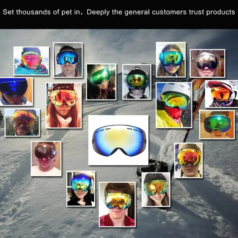 مكافحة تعفير كبيرة المجال الزجاج الأمامي نظارات التزلج على الجليد نظارات حماية للأشعة فوق البنفسجية يندبروف الشتاء الرياضة نظارات مكافحة تعفير كبيرة المجال الزجاج الأمامي نظارات التزلج على الجليد نظارات حماية للأشعة فوق البنفسجية يندبروف الشتاء الرياضة نظارات