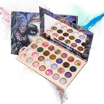 

28-color Pearlescent Matte Diamond Sequin Eye Shadow Tray Shiny Glitter Powder High-gloss Eye Shadow Palette
