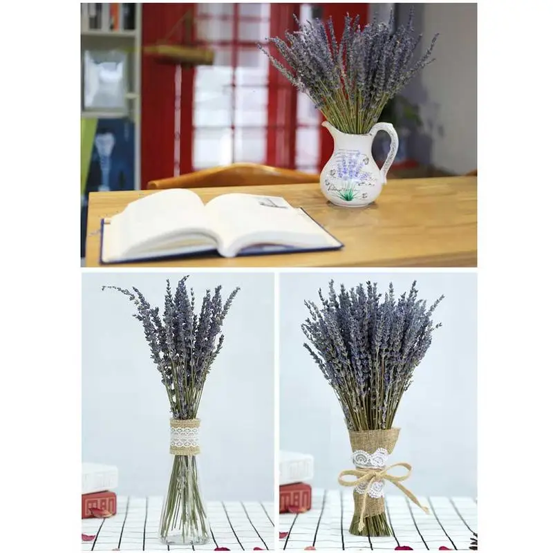 Ramos de flores naturales secas lavanda para decoración del hogar Decoración de la boda decoración del hogar