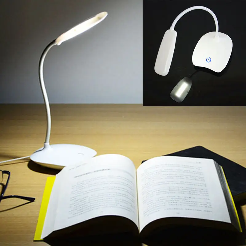 

USB Rechargeable LED Desks Table Lamp Adjustable intensity Children Reading Office Work Night Light Touch Switch Desk Lamps