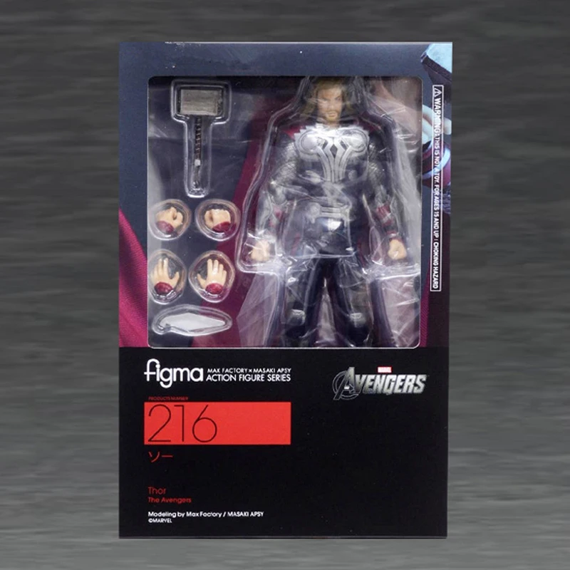 Рисунок 216 Marvel Мстители Тор 7 ''ПВХ фигурку Коллекция Модель Bjd куклы 16