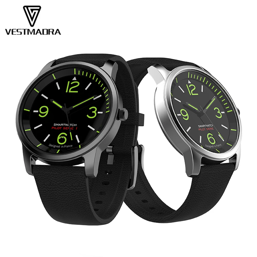 

VESTMADRA S69 Smart Watch Night Vision Waterproof Quartz Wristwatch Sports Bluetooth Round Men Lady Smart Watch for Android IOS