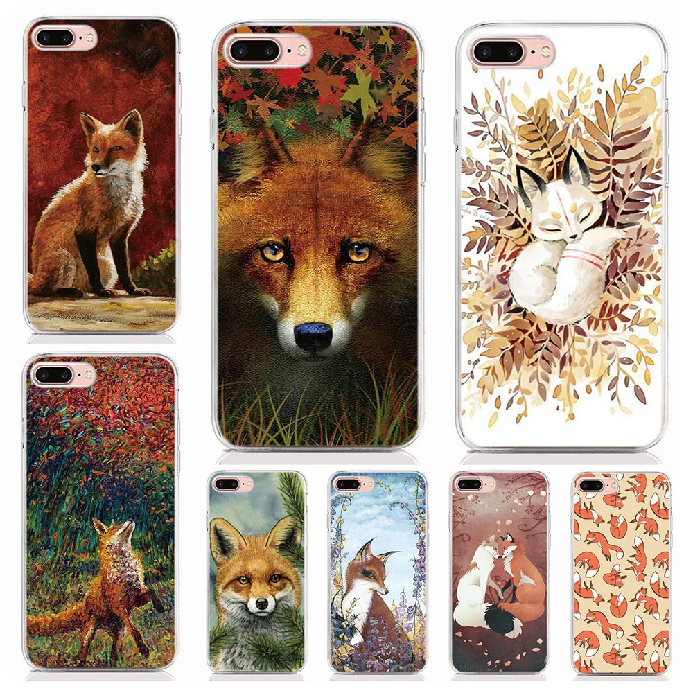 

For Google Pixel 4 4XL 3A XL 2 3 2XL 3XL Soft Tpu Silicone Case Print Cute Fox back Cover Protective Coque Shell Phone Cases