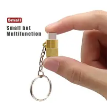 Адаптер Micro-type-c из цинкового сплава с металлической цепочкой V8 Android to type-c# BO