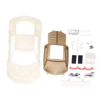 

Firelap 1 Set 98mm Wheelbase AudiR8 ABS Unpainted White Body Shell for 1/28 Rc Car Parts