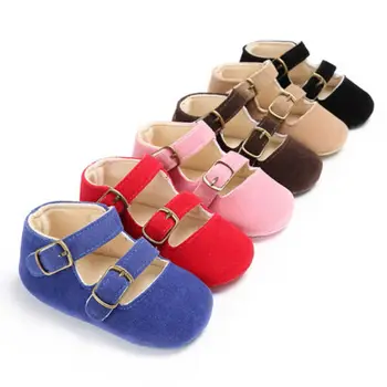 

2019 Brand New Infant Newborn Cute Baby Kids Boys Girls Leather Shoes Toddler Moccasin Soft Crib Shoes First Walkers 0-18 M