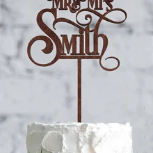 Деревянный Пользовательский свадебный торт Топпер с фамилией. деревенский персонализированные Свадебный торт Топпер для свадьбы, Фамилия свадебный торт Топпер