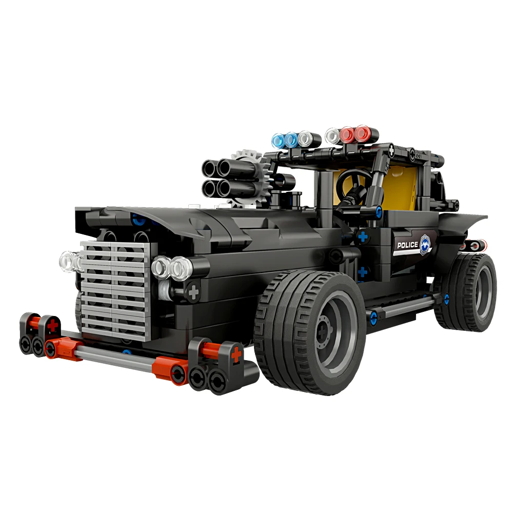 City Armed Patrol Trucks Compatible Legoed Technic Building Blocks Remote Police Control Vehicle Bricks Toys For Children Gifts