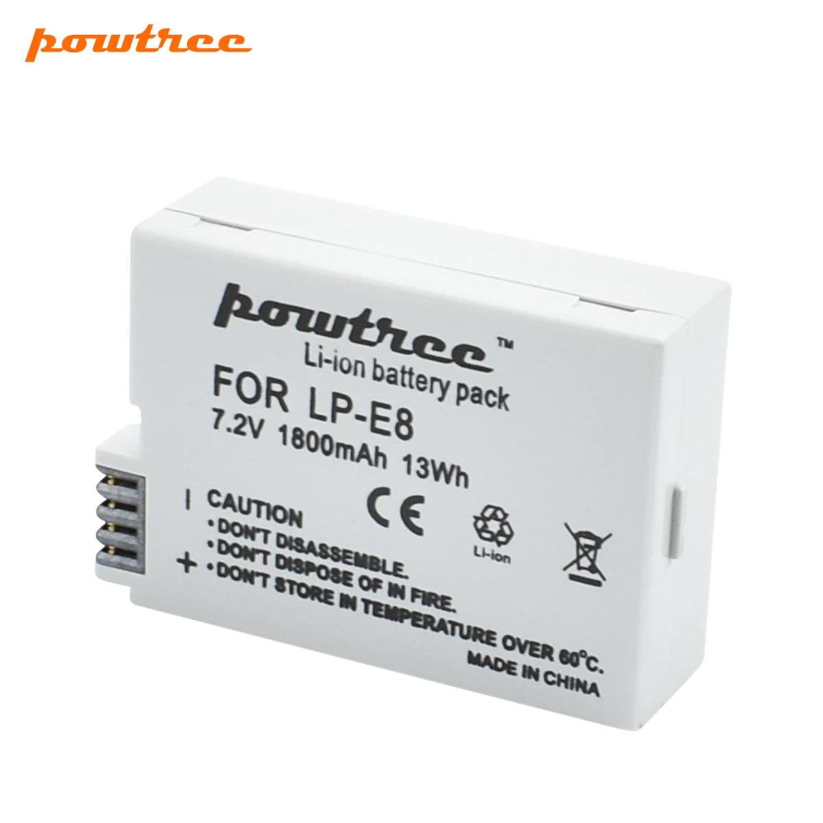 Powtree 2X1800 mah LP E8 LPE8 Батарея Batterie Акку для Canon EOS 550D 600D 650D 700D X4 X5 X6i X7i T2i T3i|Комплекты