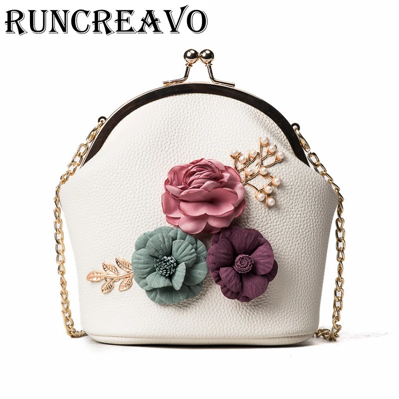 

2019 Women Fashion Handbag Shoulder Stereo Flowers Bag Small Tote Ladies Purse Luxury Handbags Women Bags Designer Bolsas