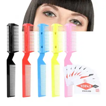 

5Pcs Professional Hair Thinning Shaper Razor Cutting Comb Salon Hair Styling Trimmer Professional Hair Comb