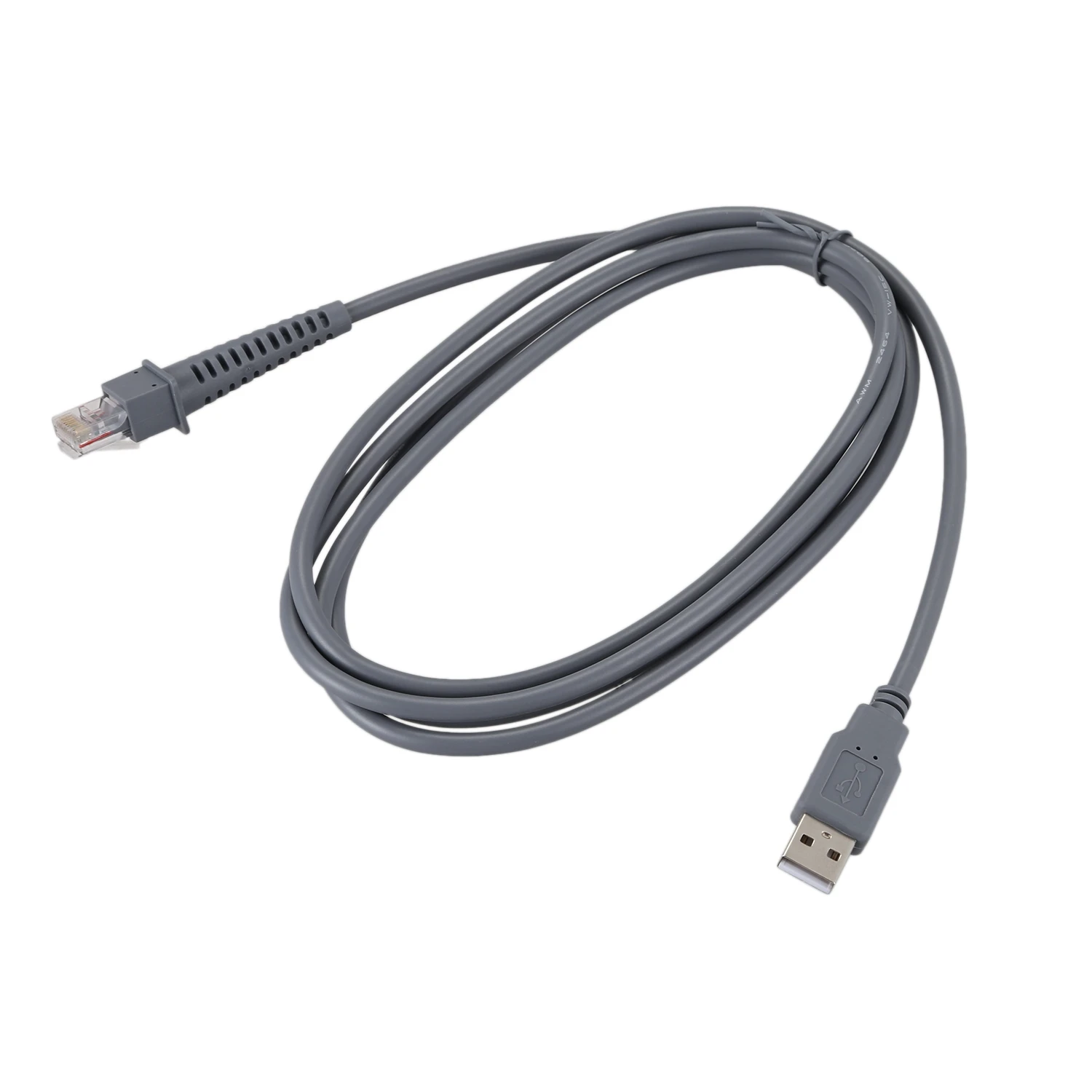 1 X USB A кабель RJ45 7ft 2 м для сканера штрих кодов LS4278 LS2208 2208AP|Кабели передачи данных| |