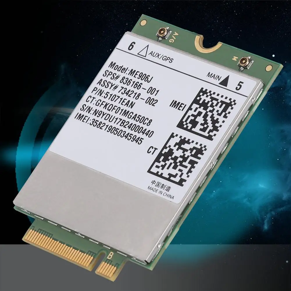 FDD 4G LTE модуль модель ME906J беспроводной карта для ноутбука планшета NGFF/M.2 WCDMA
