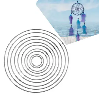 

10pcs Strong Metal Dream Catcher Dreamcatcher Ring Macrame Craft Hoop Ardent 35-190mm 0