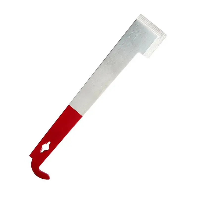 

27cm Stainless Frame Lifter and Scraper J Hook Tool Hive Tool Beekeeper Tool Beekeeping Equipment Long Honey Scraper for Garden