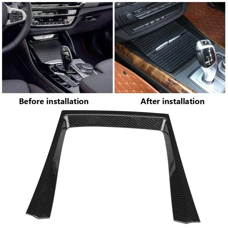 Car Carbon Fiber Style Water Cup Holder 