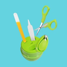 4 шт. уход за детскими ногтями Набор 1* машинка для стрижки ногтей, 1* ножницы, 1* Пинцет для чистки и 1* пилка для ногтей Ножницы для ногтей инструмент для маникюра