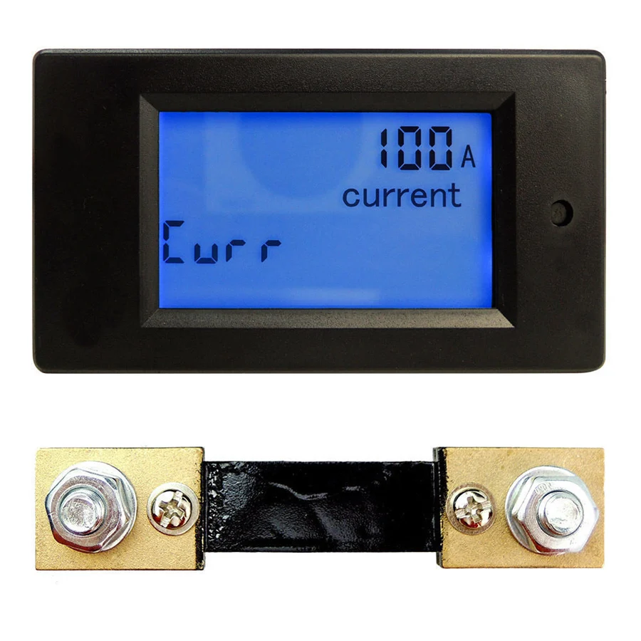 

100A DC Multifunction Digital Voltmeter Ammeter Volt Voltage Power Current Meter Tester Gauge Energy Monitor Module with Shunt